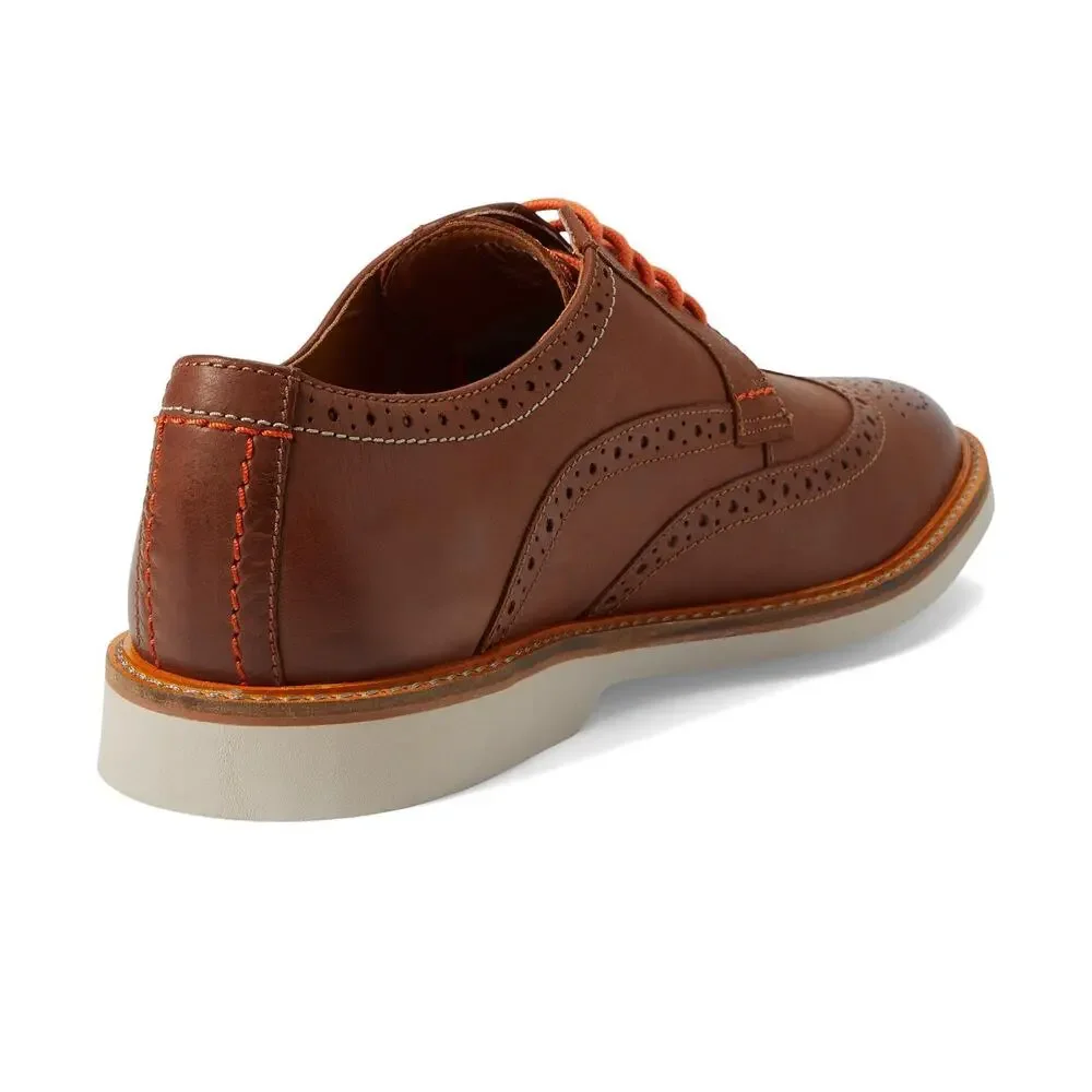 CLARKS ATTICUS LT LIMIT DARK TAN LEATHER 7.5 D (M)